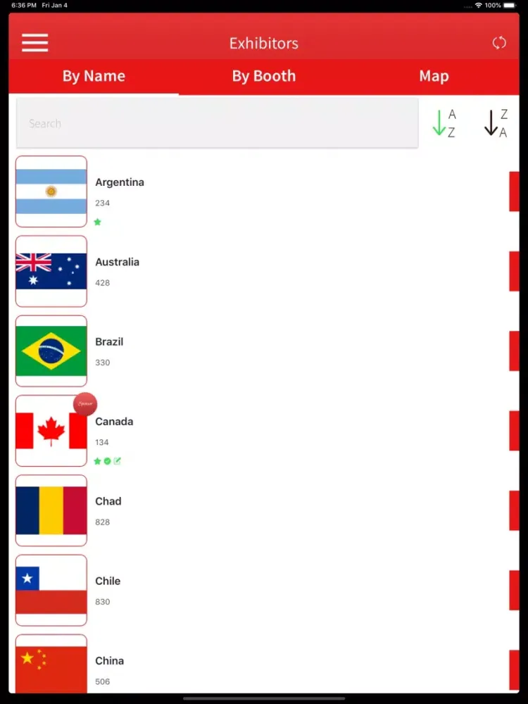 Velocevent iPad  Screenshots