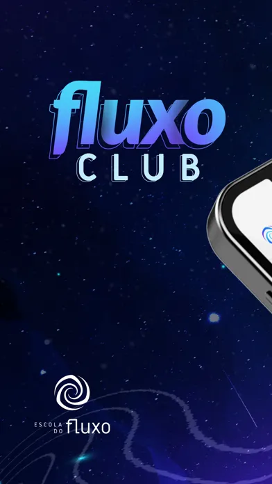 Capturas de tela do Fluxo Club