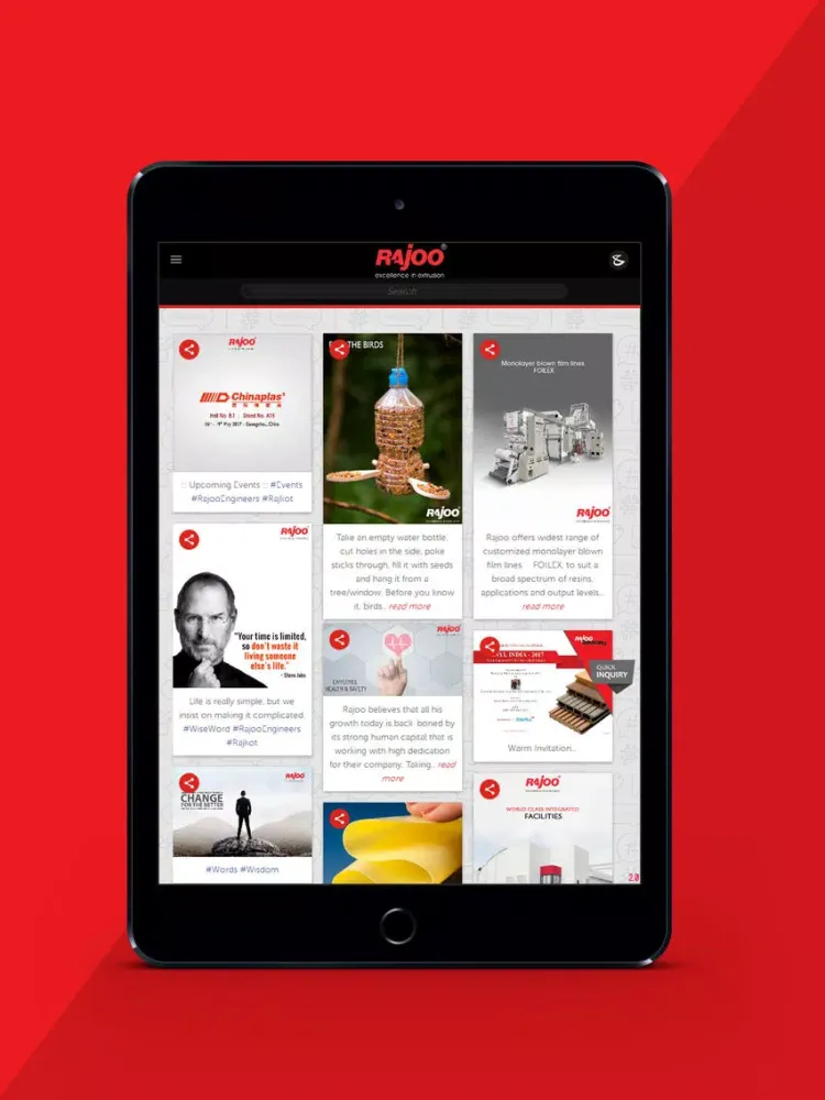 Rajoo Engineers Social iPad  スクリーンショット