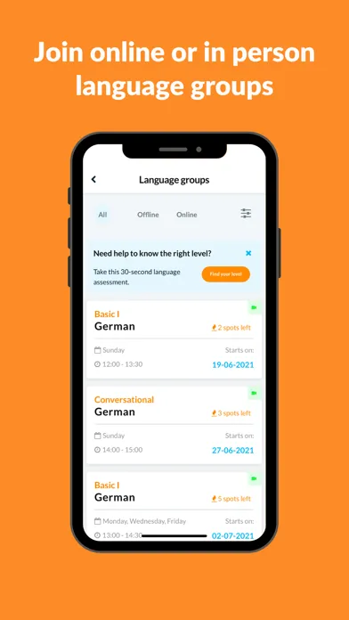 ภาพหน้าจอของ SPEAK: Learn Languages