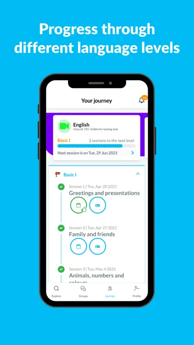 ภาพหน้าจอของ SPEAK: Learn Languages