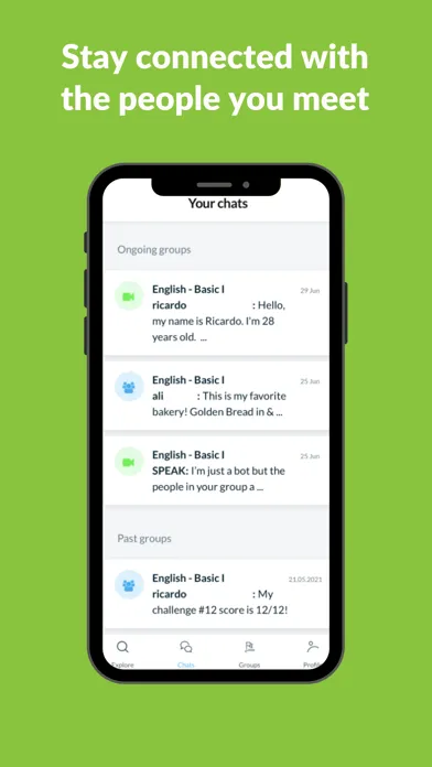 ภาพหน้าจอของ SPEAK: Learn Languages