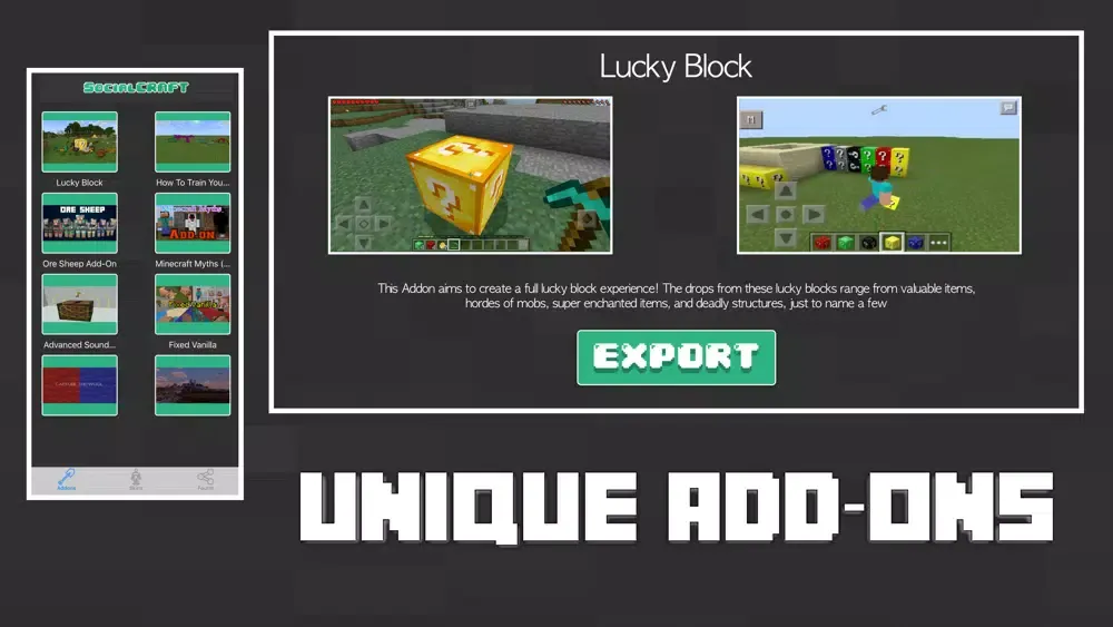 Addons for Minecraft - Social স্ক্রিনশট