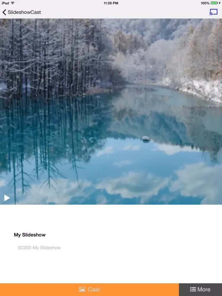 SlideshowCast Free – Make Photo Video Music Slideshow & Cast on TV through Chromecast iPad 应用截图