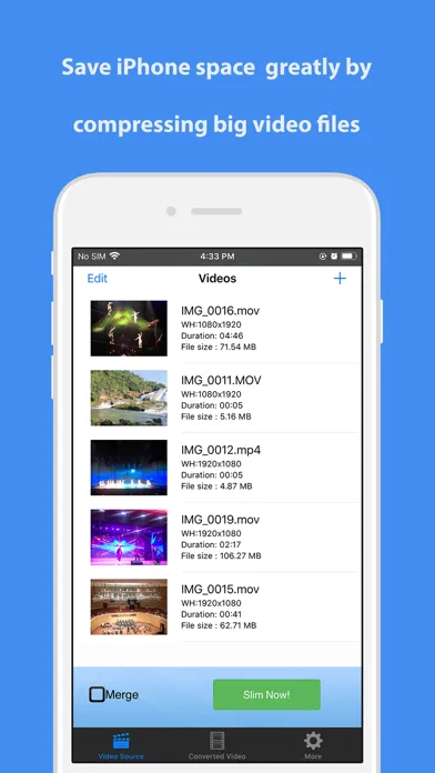 Video Slimmer App स्क्रीनशॉट