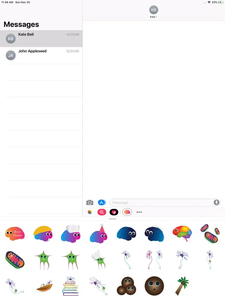 Brain Power Stickers iPad  Screenshots