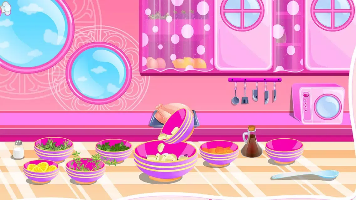 Zrzuty ekranu sofia cooking chicken Maker Cooking Games for girl