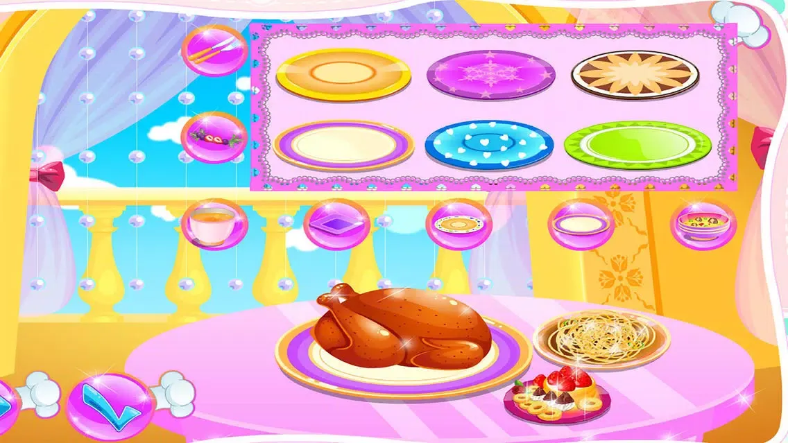 Zrzuty ekranu sofia cooking chicken Maker Cooking Games for girl