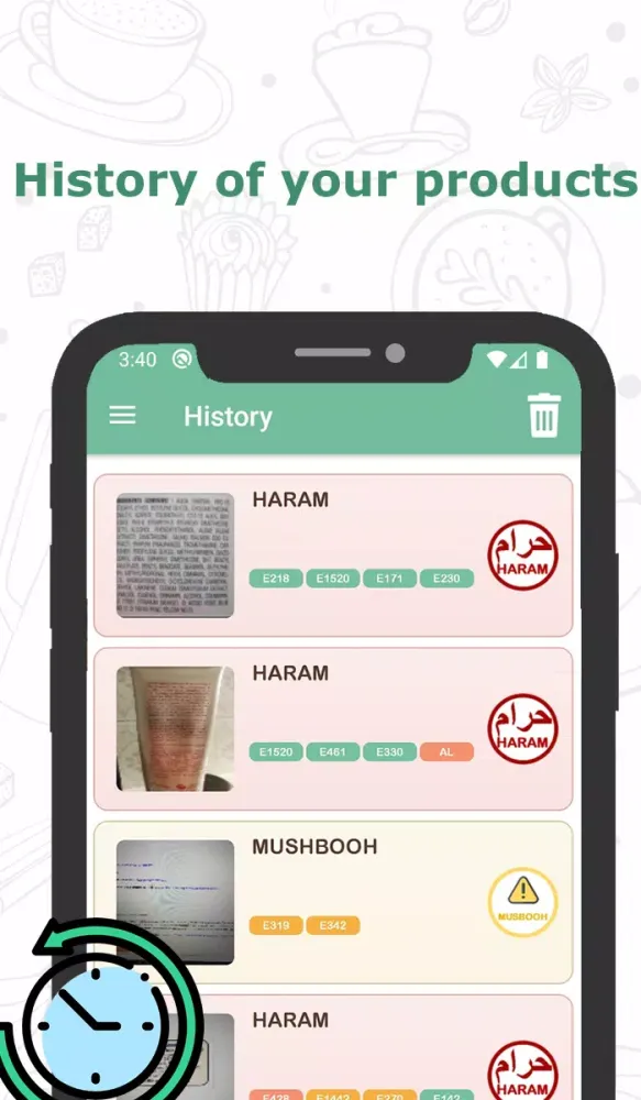 TagHalal food Scan Ingredients Screenshots