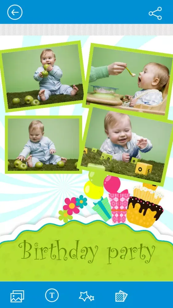 ภาพหน้าจอของ PicCard - Photo Card Maker