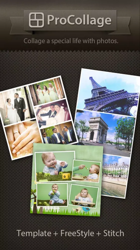 ProCollage - Photo Collage Maker & Photo Stitch Creator Screenshots