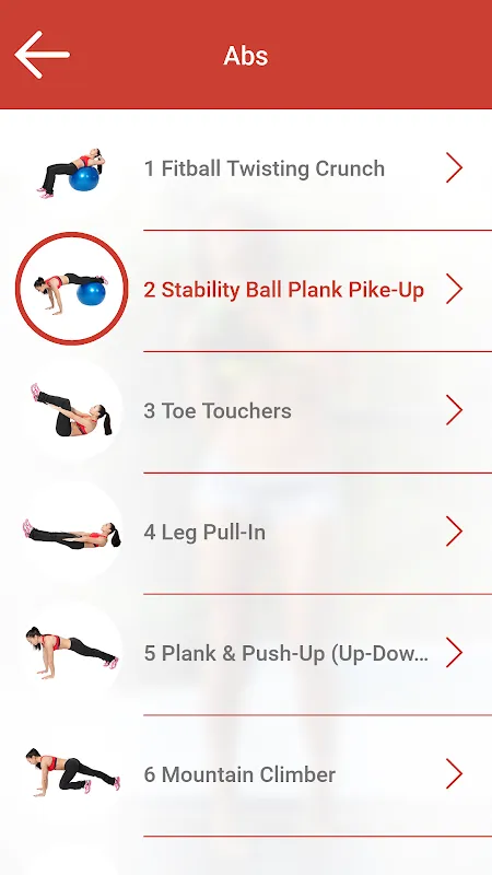 Female Fitness Ekran Görüntüleri