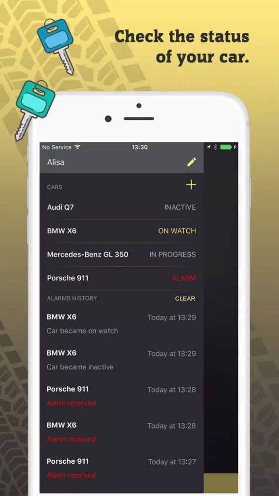 تصاویر CarAlarm Pro