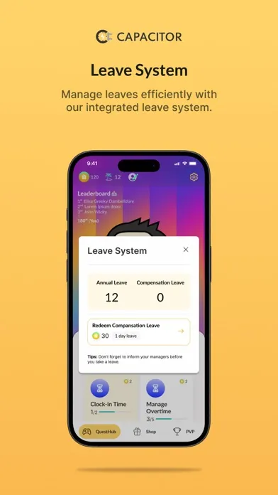Screenshot di Capacitor Companion