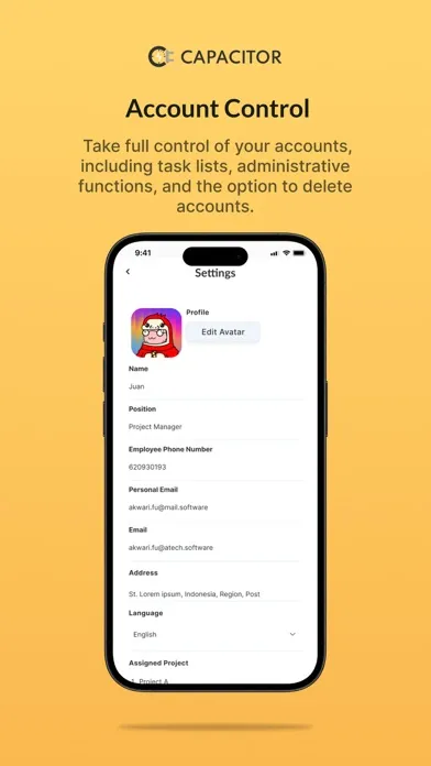 Screenshot di Capacitor Companion