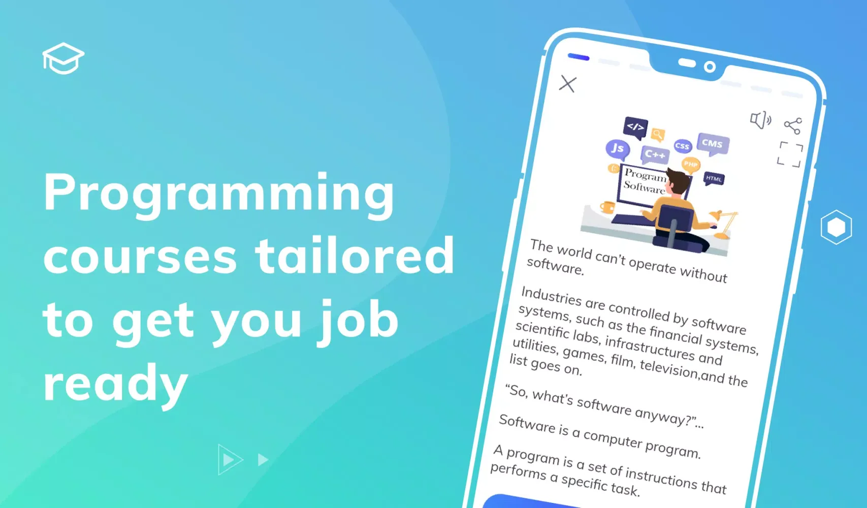 Captures d'écran de Learn Software Engineering