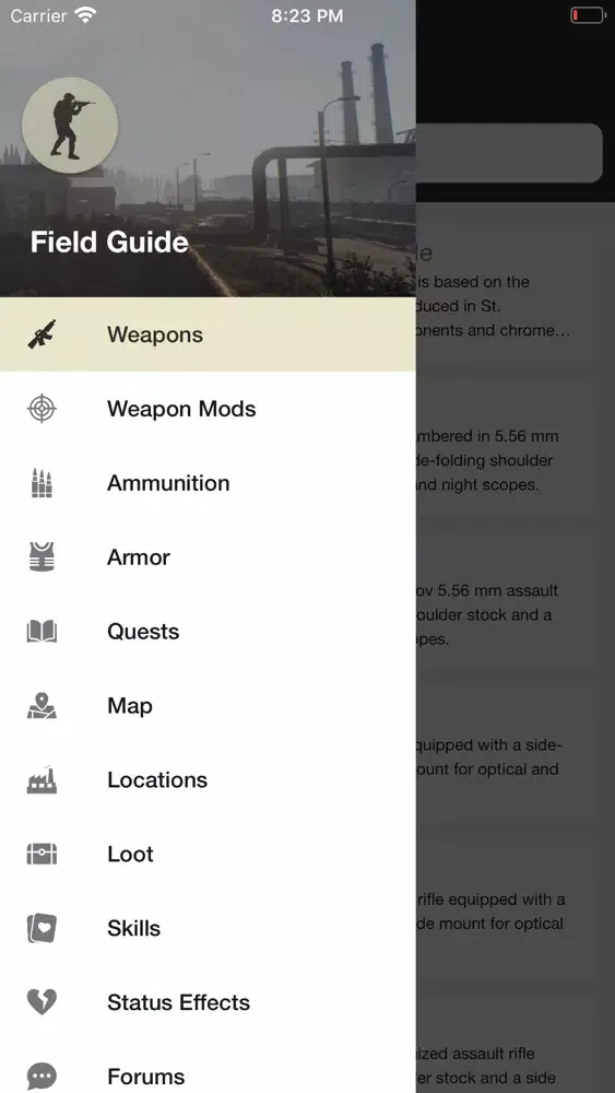 Field Guide for Tarkov স্ক্রিনশট
