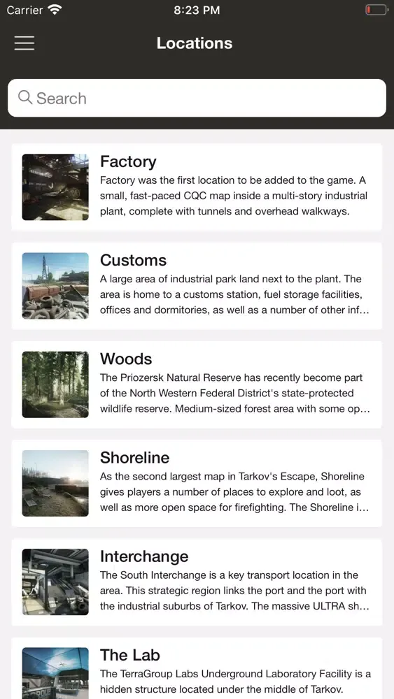 Field Guide for Tarkov স্ক্রিনশট