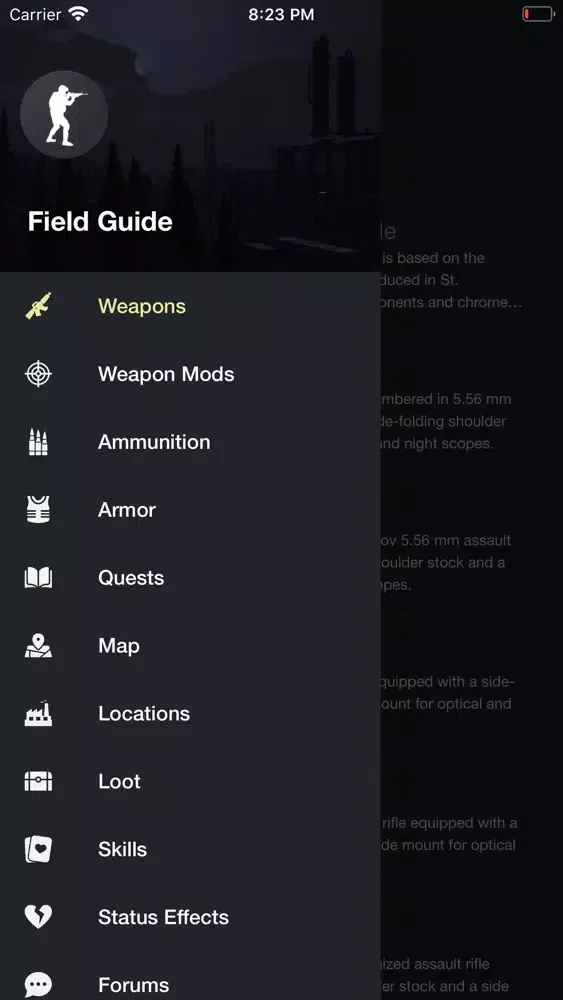 Field Guide for Tarkov স্ক্রিনশট