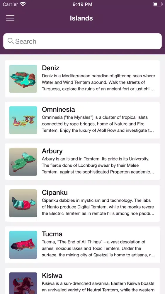 Screenshot di Temdex for Temtem