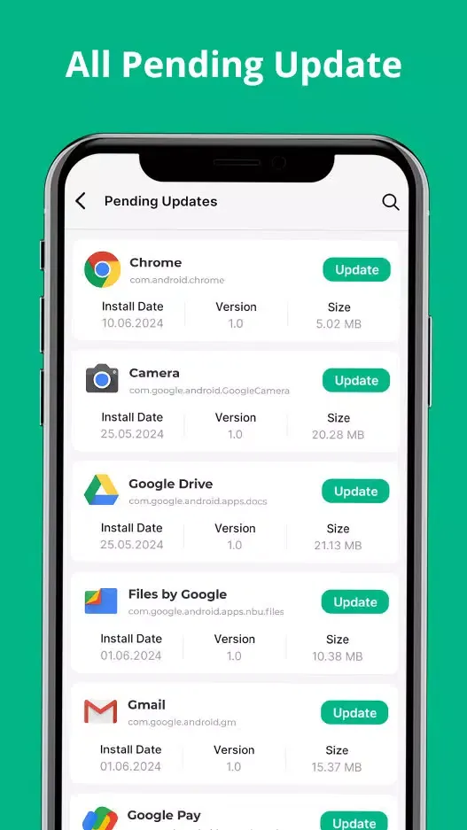 Software Update - Phone Update Screenshots