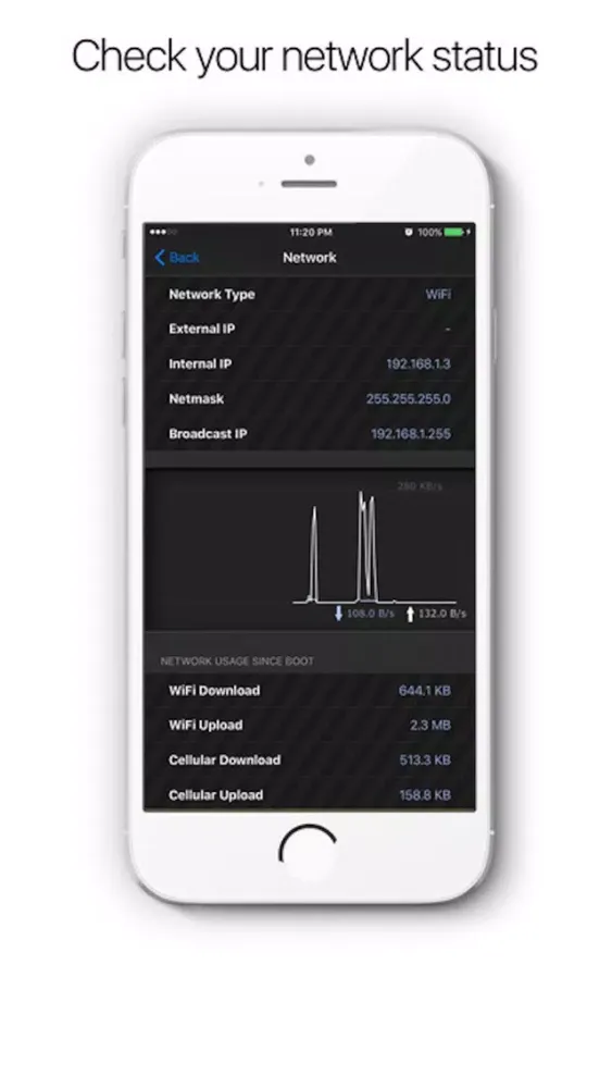 ภาพหน้าจอของ System and Network Info - Check System Monitor