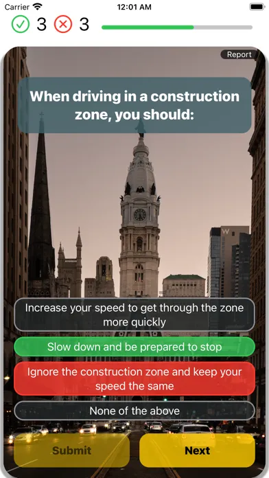Pennsylvania DMV Test 2024 स्क्रीनशॉट
