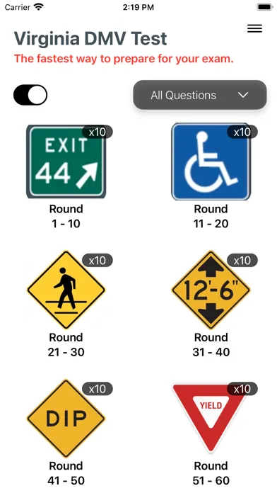 Virginia DMV Test 2024 سکرین شاٹس