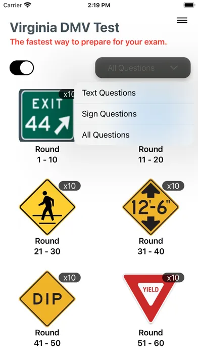 Virginia DMV Test 2024 سکرین شاٹس