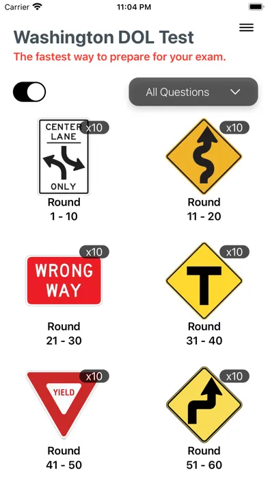 Washington DMV Test 2024 Prep應用截圖