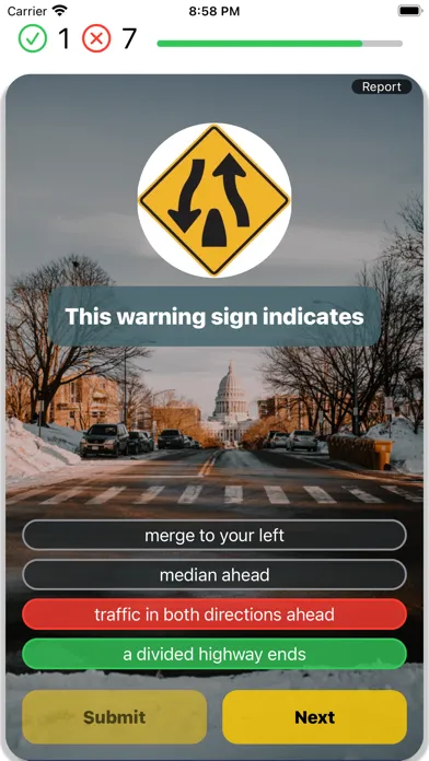 Wisconsin DMV Test 2024 prep应用截图
