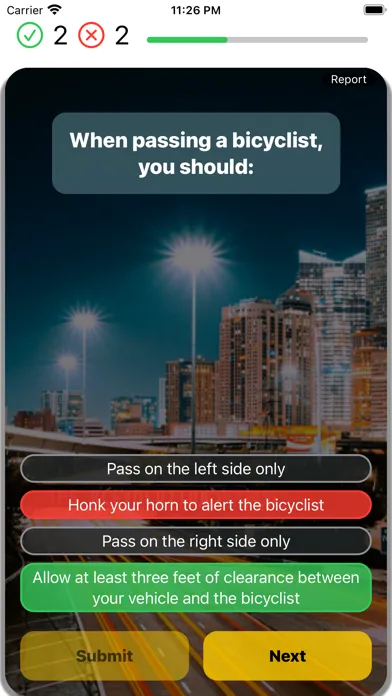 Capturas de tela do Texas DMV Test 2024