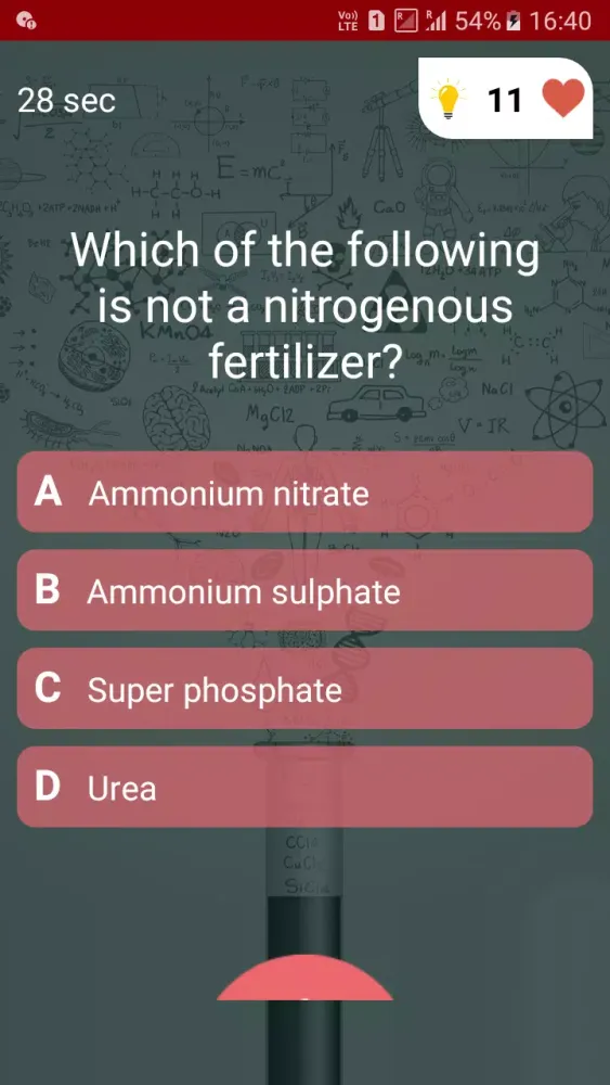 Capturas de tela do Soil Science Quiz