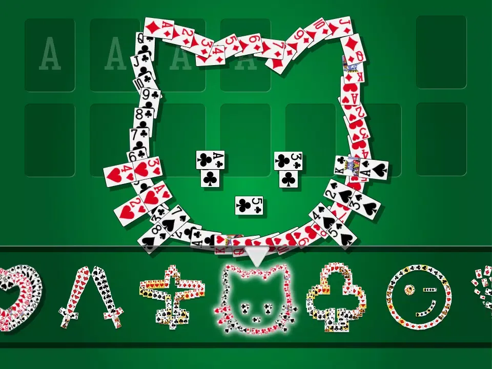 Capturas de tela do Solitaire