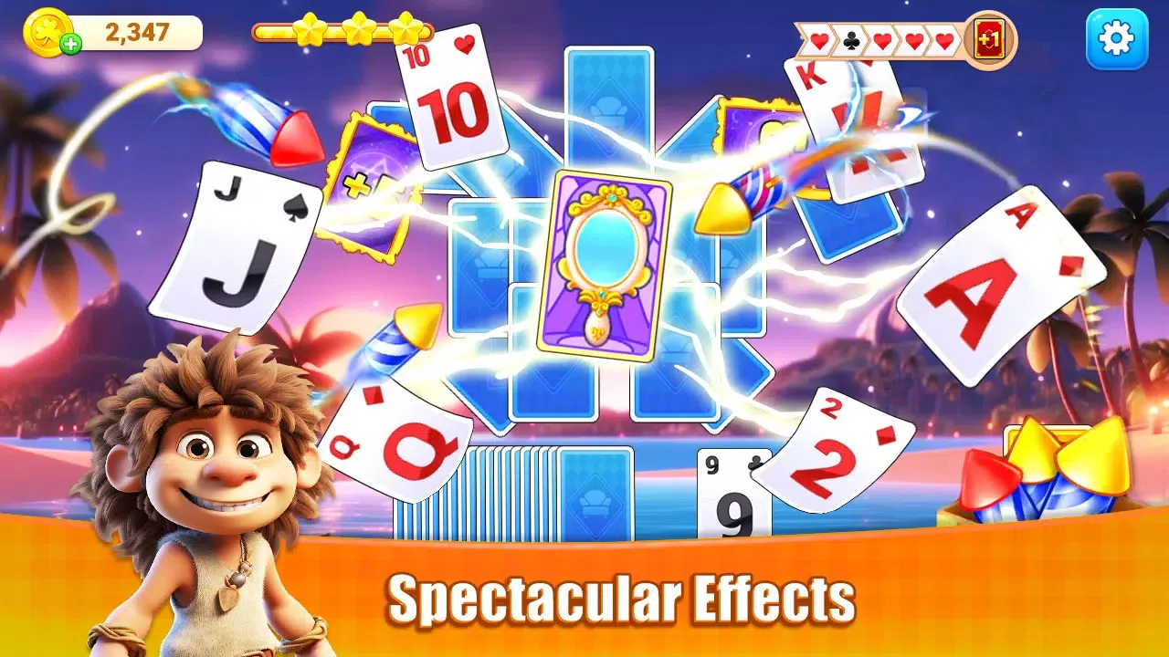 Primitive Solitaire TriPeaks Screenshots
