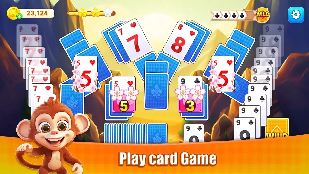 Primitive Solitaire TriPeaks Screenshots