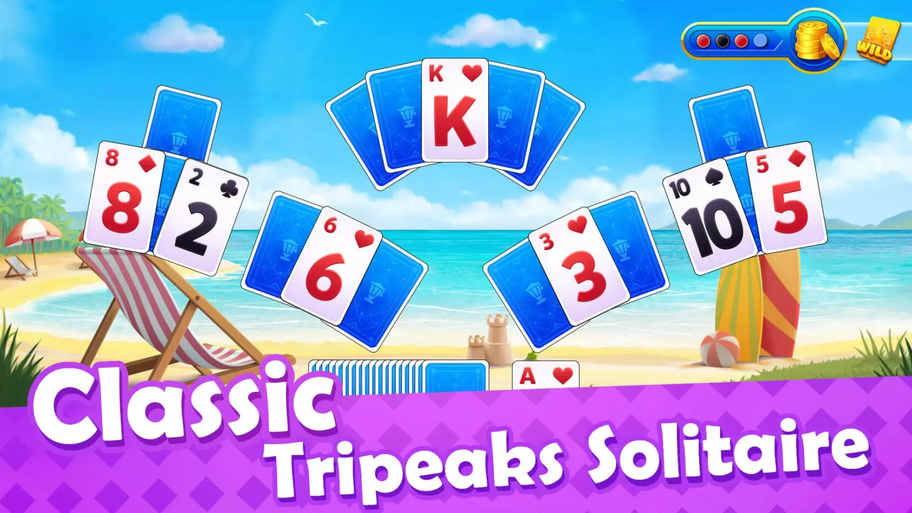 Solitaire Tripeaks Decor应用截图
