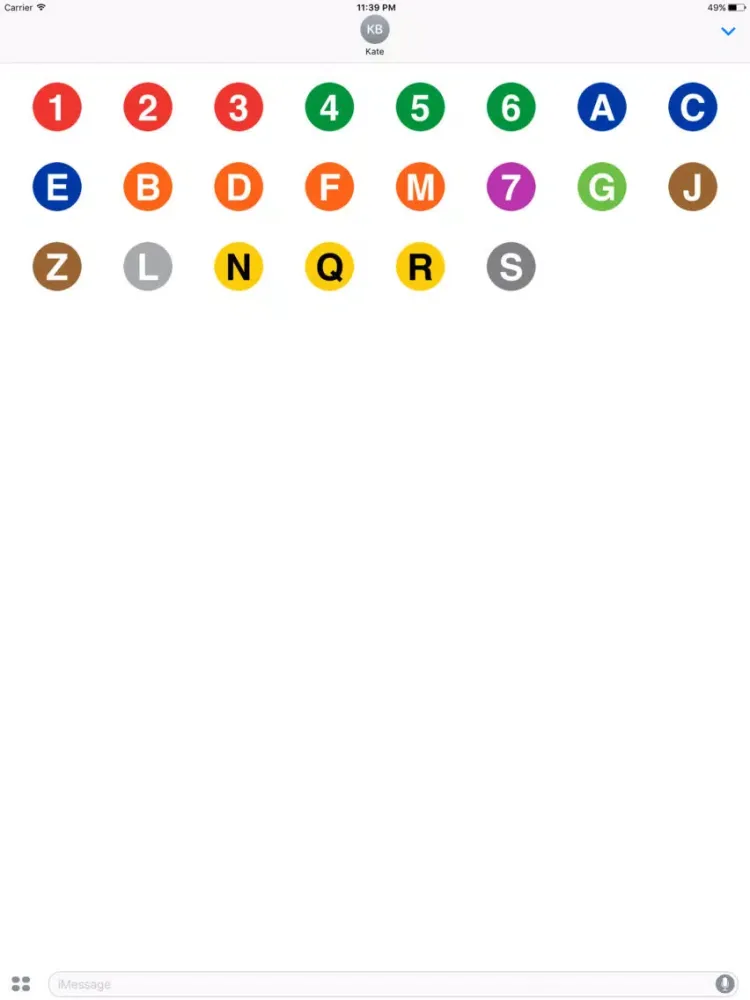 Subway Stickers - New York City iPad  スクリーンショット