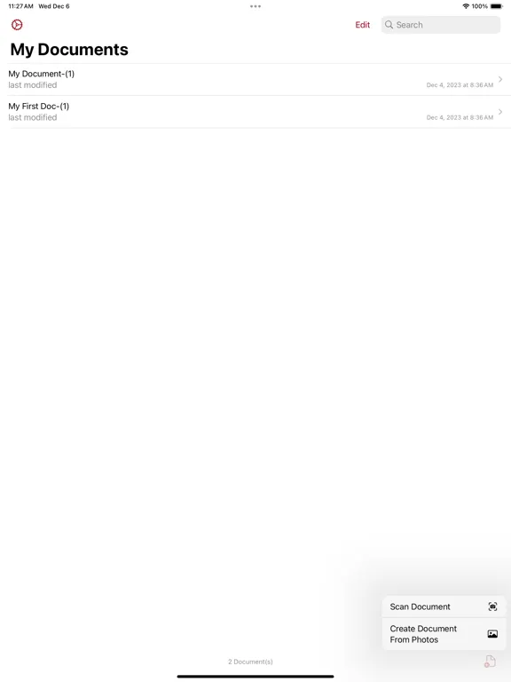 DocFlip iPad  Screenshots