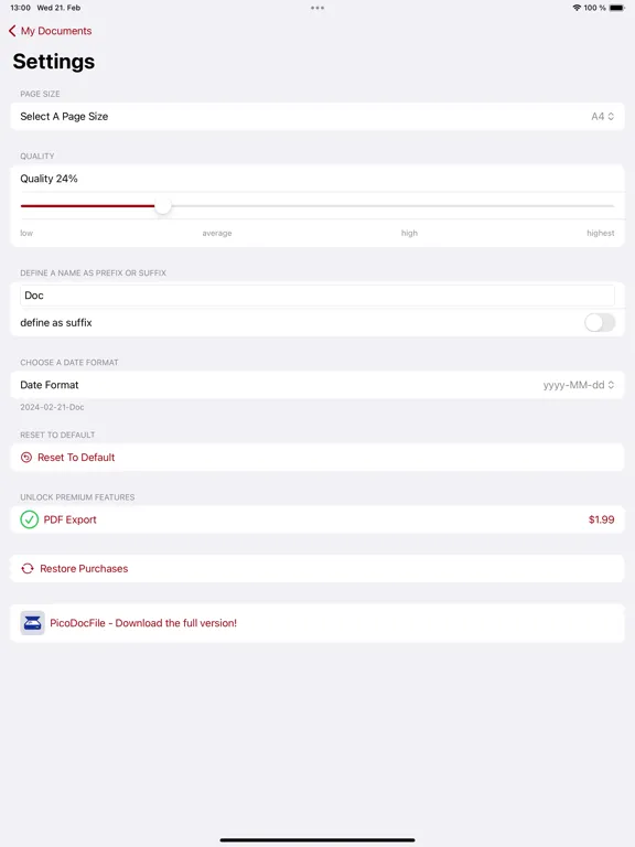 DocFlip iPad  Screenshots