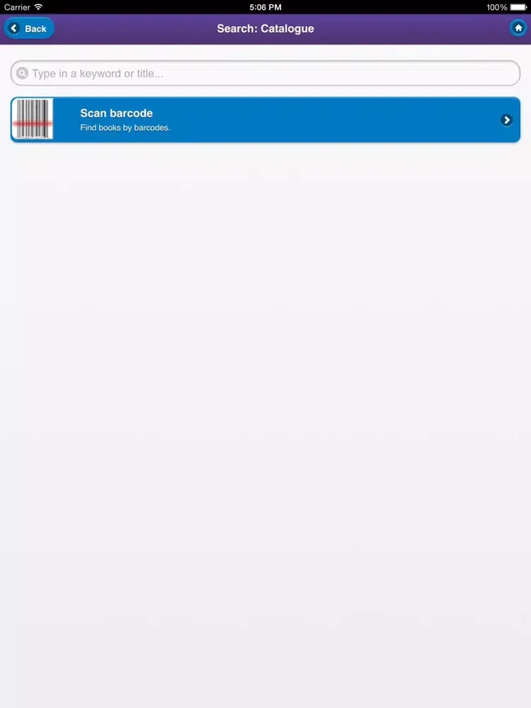South Lanarkshire Libraries iPad  Screenshots