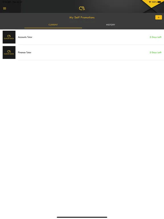Capturas de pantalla de QuickBuck iPad 