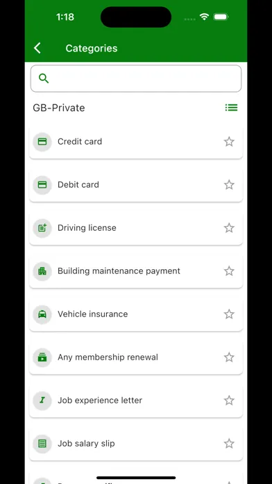 Greenbox Private スクリーンショット
