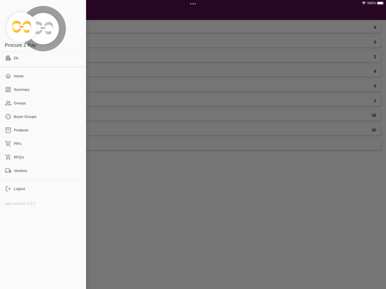 ภาพหน้าจอของ Discus Procure iPad 