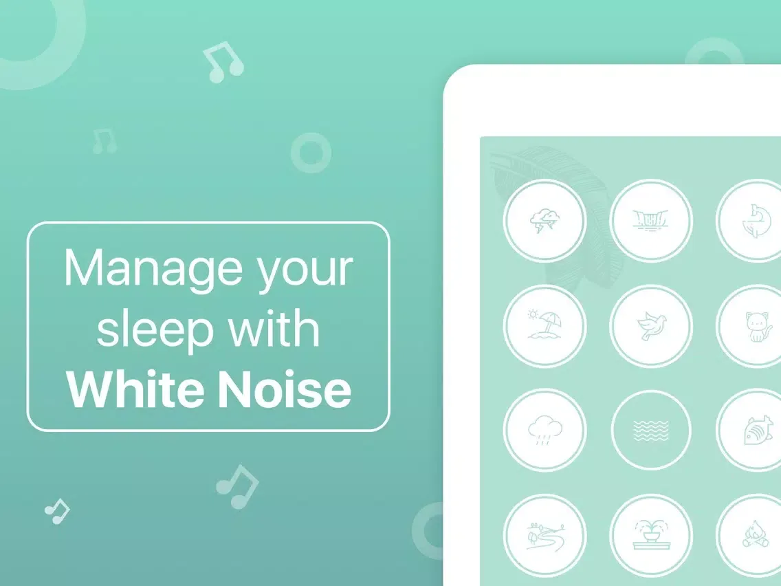 White Noise and Sleep Sounds iPad  Screenshots