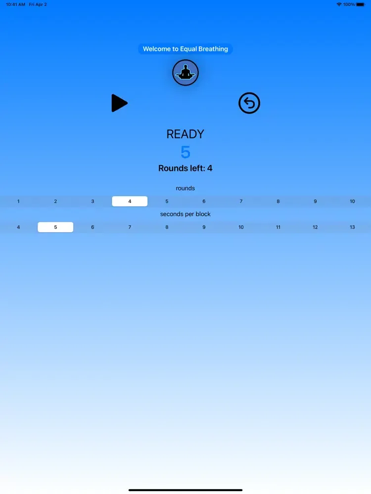 Capturas de pantalla de Pranayama Breathing App iPad 