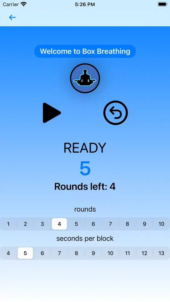 Capturas de pantalla de Pranayama Breathing App