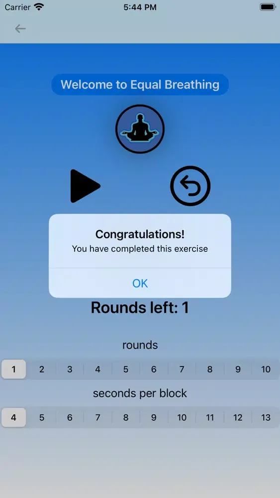 Capturas de pantalla de Pranayama Breathing App