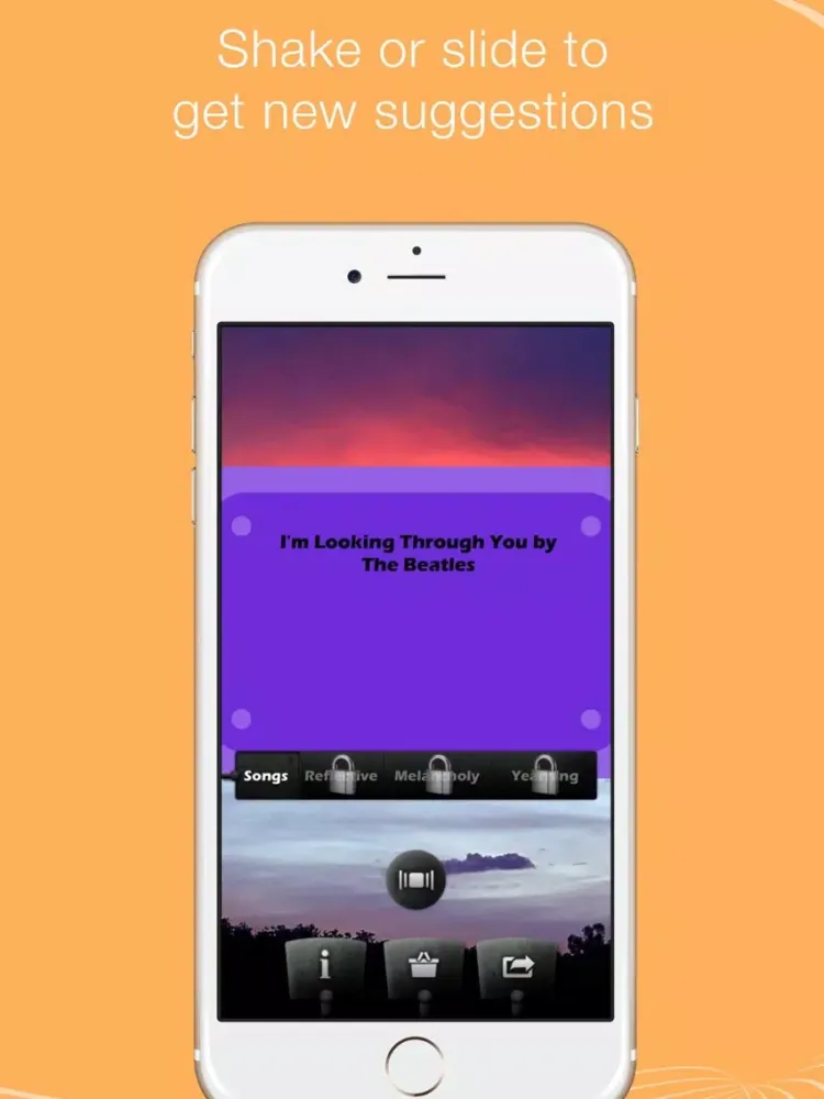 Autumnal Song Suggestor – Shake for the perfect song iPad 应用截图