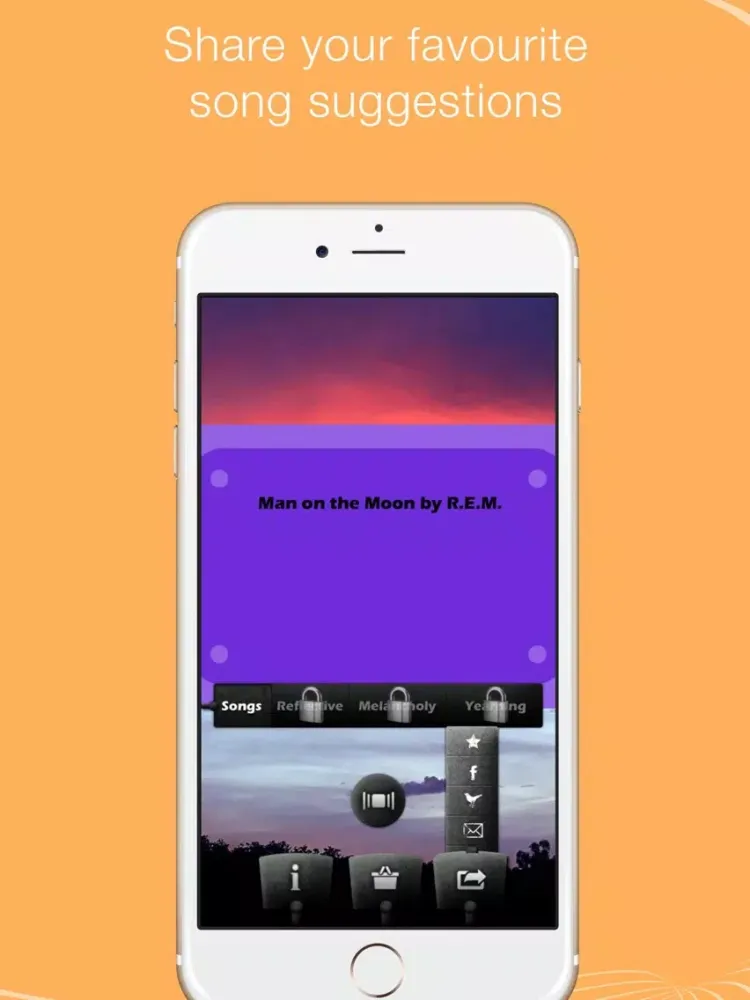 Autumnal Song Suggestor – Shake for the perfect song iPad 应用截图